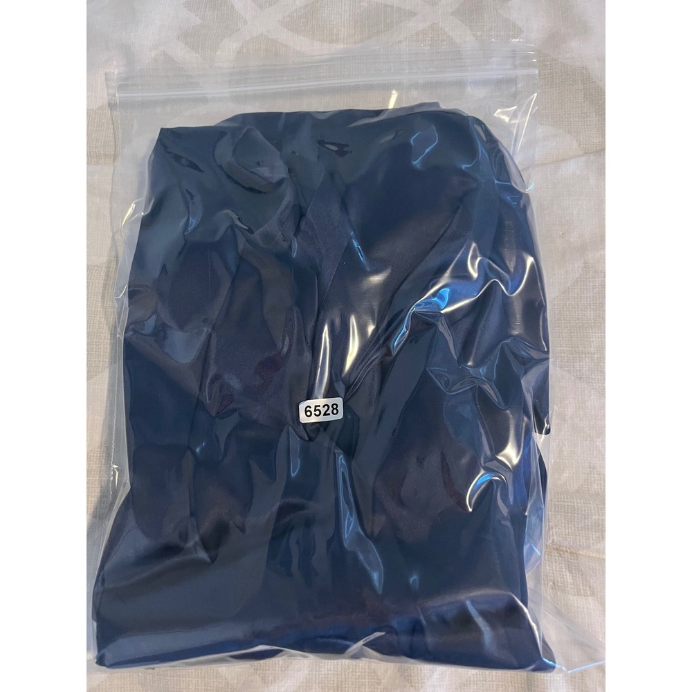 Lilysilk Navy Blue 100% Pure Mulberry Silk Pajama Set XL NWT Luxury Sleepwear - Picture 11 of 11